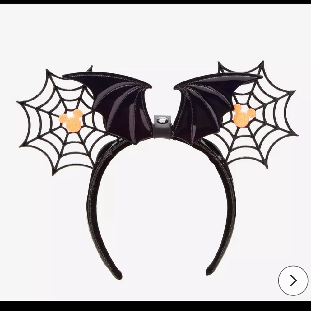 Halloween Bat and Spider Web Headband